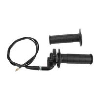 Motorcycle 7/8  22mm Grips Hand Grip With Throttle Twist Cable 127cm ATV Quad Dirt Pit Bike Motocross Accessories Enduro juoda