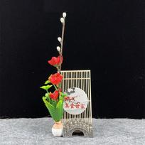 Japanese Sashimi Sushi Seafood Plate Decor Fake Flower Hotel Restaurant Sushi Sashimi Platter Artificial Flowers Fake Ornaments