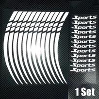 12x Universal Car Tire Sports Styling Warning Strip 18-21in Wheel Reflective Protective Sticker Auto Rim Decoration Accessories balta
