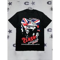 200g Cotton unisex's Crew-Neck Short-Sleeve T-Shirt with The Clash Concert Theme Print S įvairiaspalvis
