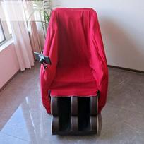Red Massage Chair Dust Cover, Stretch Full Wrap Slipcover with Independent Leg Protection No Need To Remove for Massage L
