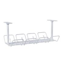 Home Office Under Desk Wire-Free Bottom Power Cord Plug Arrangement Holder Cable Tray Partition Hanging Basket Layered Rack