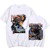 Rapper Nas Illmatic Graphic T Shirt unisex's Fashion Vintage T-shirt Casual 100% Cotton Short Sleeve T-shirts Hip Hop Streetwear S įvairiaspalvis