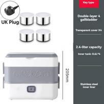 Electric Heated Lunch Box With Removable Inner Pot For Office Use UK