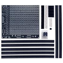 DIY Electronics 16x16 LED For SMD Welding Kit 300 Component Practice Board Preprogrammed Animation and Custom Control China Mainland