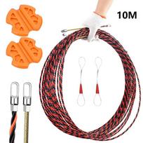 Fish Tape Puller System with Ergonomic Waterproof Handles and Adjustable Tighteners for Consistent Wire Threading Control