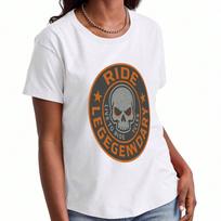 Skull Graphic unisex's Cotton T Shirt, Premium Cotton Print, Durable, Casual & Stylish, Featuring Artistic Skull Designs For A Unique And Fashionable S įvairiaspalvis