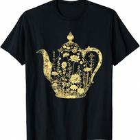 Teapot Collector, Teapot Collecting T-Shirt S įvairiaspalvis