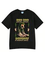 Brr Brr Patapim T Shirt Funny Italian Brainrot Meme Graphic T-Shirt Men Women Clothes Summer 100% Cotton Cozy Soft T-Shirts Tops S įvairiaspalvis