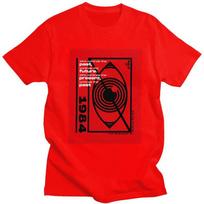 George Orwell 1984 T Shirt Unisex ShortSleeve Tshirts Streetwear Casual Graphic Tee Tops Pure Cotton Loose Oversized Clothes S