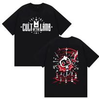 Hot Game Cult of The Lamb Retro Graphic T Shirt Unisex Women Game Gift Humor Short Sleeve Tshirts Casual pure Cotton Tops Tshirt XL
