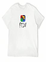 Block Blast FEIN T-Shirt Valentines Clothes Summer 2025 T Shirt For unisex S įvairiaspalvis