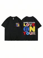25 New Harry Style Loves Touring Summer unisex's And Wounisex's 100% Cotton T-Shirt Short Sleeve Y2k Hip Hop Street Casual Fashion S įvairiaspalvis
