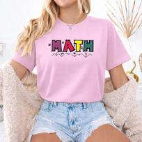 Maths Day T Shirt Kids Preschool Number Day Funny School Tee UK , Risky Math XL