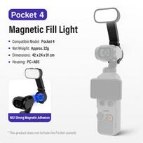 soonpho for  JI Osmo Pocket 4 Fill Light Compact and Portable, it Delivers Natural Soft Lighting for a Beautifying Effect In Low-Light 1pcs