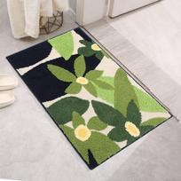 Dopamine Mori Moss Flocking Bathroom Non-slip Foot Mat Water-absorbing Door Floor Mat 40x60cm