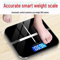 Smart USB Rechargeable Digital Body Scale – Accurate and Cute for Weight Tracking AAA battery model juoda