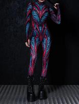 3D Skaitmeninė Spauda Sceniniai Kostiumai Suaugusiems Helovino Renginiai Karnavalo Teminis Vakarėlis Cosplay Apranga Vaidinimo Žaidimas Kombinezonas Adult S
