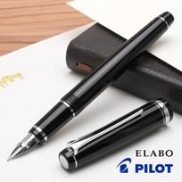 Pilot Falcon ELABO Fountain Pen Black SF Nib FE-18SR-B-SF w/ CON-40