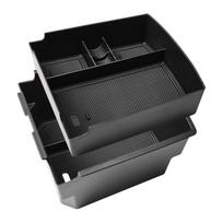 Double-Layer Center Console Storage Box Tray for 2025 Hyundai Tucson Limited Armrest Storage Box Organizer Interior Accessories