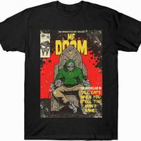 MF Doom Shirt Poster Tshirt Men Women Kids Soft Short Sleeve t Shirt Black S juoda