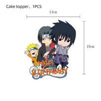 Naruto Cake Topper Naruto Figure Birthday Party Supplies Cake Decoration Cupcake Toppers Party Favors Baby Shower Toys Gifts