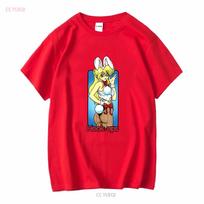 Hookups Skateboard Sexy Bunny Girl T Shirt S 4XL long or short sleeves vintage Washed Versatile fashion Slightly Casual homme S