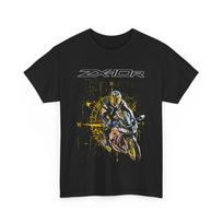 Kawasaki Ninja ZX-10R Printed Cotton T-shirt 2026 Summer Men's and Women's Harajuku Clothing Fashion Casual Motorcycle T-shirt 4XL