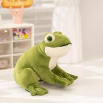 12cm Cartoon Frog Plush Toys Simulation Frog Stuffed Animal Pillow Baby Animal Frog Doll Kids Toys Boys Birthday Gift Room Decor 12cm žalia