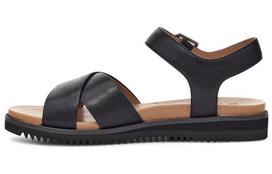 UGG Zoie Sandal moteriškos basutės, juodos ir rudos spalvos, 1116372-BLK 36