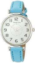 ALIAS Analog Watch Amalfidia Waterproof Leather Strap White Dial Blue (Arias) WW20023A-139 Women's