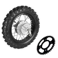 2.50-10 10  Galinis Būgninis Stabdžių Ratas Padanga Padanga ir Ratlankis 1.4 x 10 &420 Žvaigždutė Skirta CRF50 Yamaha TTR50 Pit Bike Pit China Mainland
