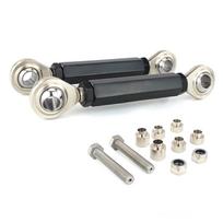 Fit For Can-Am MAVERICK X3 TURBO TURBO R TURBO RR MAX TURBO R/RR Motorcycle Extendable Adjustable Rear Sway Bar End Links Kit juoda