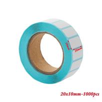 1000pcs/Roll Cards Print Supplies Blank Tag Package Label Waterproof Thermal Sticker Adhesive Paper