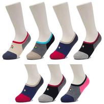 Arnold Palmer 7-Pair Non-Slip Minimizing Slip-Off Women's Tricolor Cotton Socks SL002 SL002_7 pairs