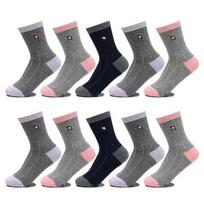 Arnold Palmer Non-slip Women's Cotton Socks Mid-calf 10 Pairs AP6507 AP6507_10 pairs