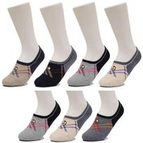 Arnold Palmer Non-Slip Minimizing Slip-Off Women's Diagonal Cotton Socks 7 Pairs SL001 SL001_7 pairs