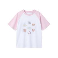 Flo Romy Girls' Cartoon Dog Print Short Sleeve T-Shirt 150