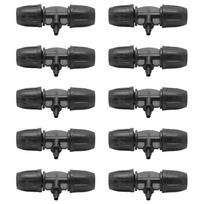10Pcs Leak-Proof Pipe Connector 8/11mm to 4/7mm PP Reducing Tee Easy To Install Barbed Pipe Adapter Sprinkler System Connection