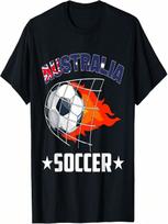 Australia Soccer - Australian Rules Football T-Shirt S įvairiaspalvis