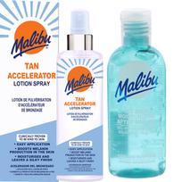 Malibu Tan Accelerator Spray 250Ml + Żel Po Opalaniu 100Ml