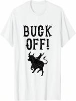 Cowboy Texas Rodeo Buck Off T-Shirt S įvairiaspalvis