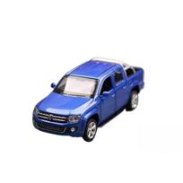 1/46 Volkswagen Amarok lydinio pikapo automobilio modelis liejiniai metaliniai transporto priemonės automobilio modelis miniatiūrinio mastelio modeliavimo kolekcija vaikų dovanos mėlyna