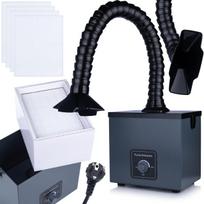 Rosfix SR80 FumeExtractor Pro – Pochłaniacz Oparów Lutowniczych 80W | 160 m³/h | 99,97% Filtracja | Rura 0,75 m
