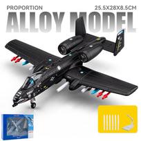 1/62 A-10 Thunderbolt II Warthog Aircraft Alloy Metal Diecast Model Aircraft Collection Lovers Ornaments with Sound & Light Boys juoda
