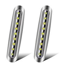 9 LED žymėjimo lemputė, Skirta automobiliams, sunkvežimių žymėms, Suderinama su 12 V, 24 V, balta