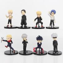 8pcs/set Anime Jujutsu Kaisen Characters Model Toys pack by bag