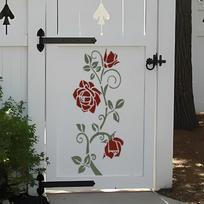 Large Stencils For Garden Fence 6PCS Reusable Flower Templates Painting Stencils For Wall Drawing Templates Art Crafts For Fence belgium