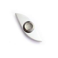 EDC Eye Spinning Top Fingertip Gyro Two Leaf Fingertip Gyroscope Fidget Spinner EDC Antiestres Office Desk Toy For Adult Gift 6.7*2.1*1.3cm sidabras
