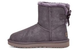 UGG Mini Bailey Bow Ii Shimmer Fleece Lined Purple Women's 1112533-NHT 37